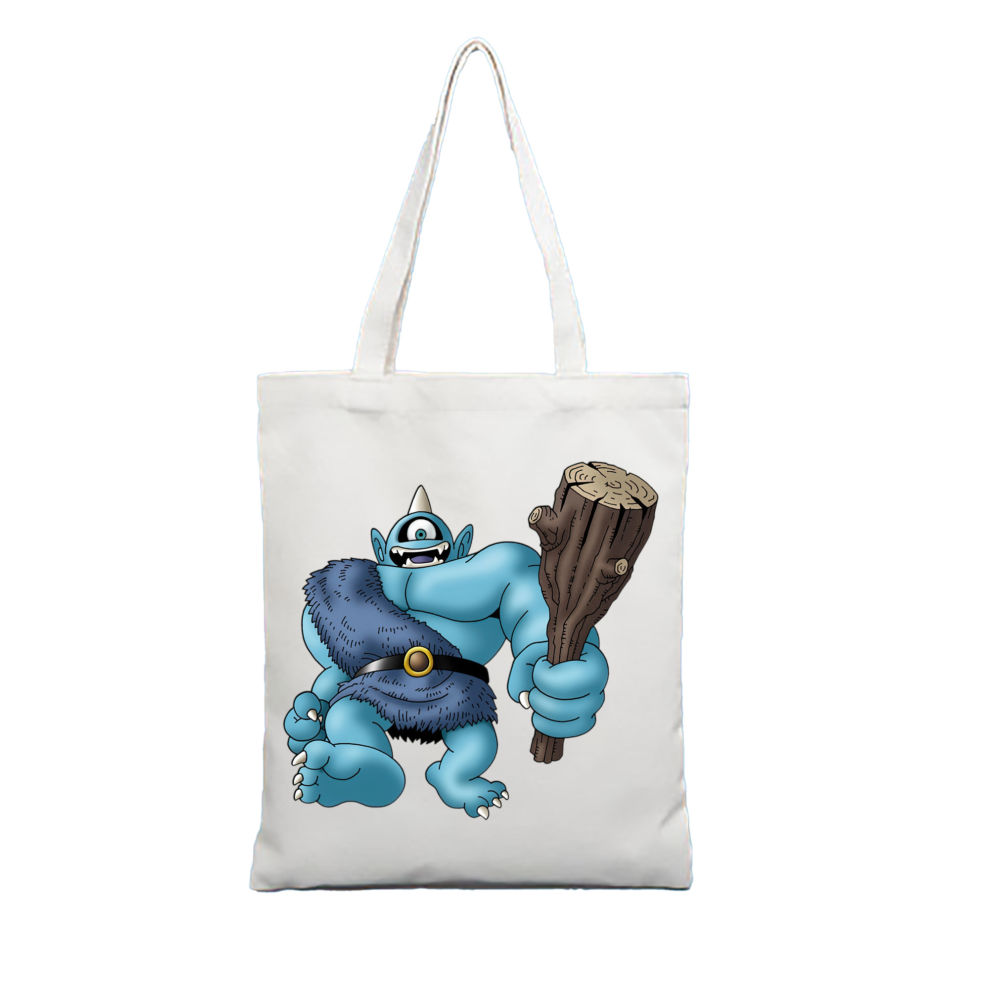 （画像用） ドラゴンクエスト Doragon Kuesuto Dragon Quest 縦型キャンバス生地手提げバッグ　トートバッグ