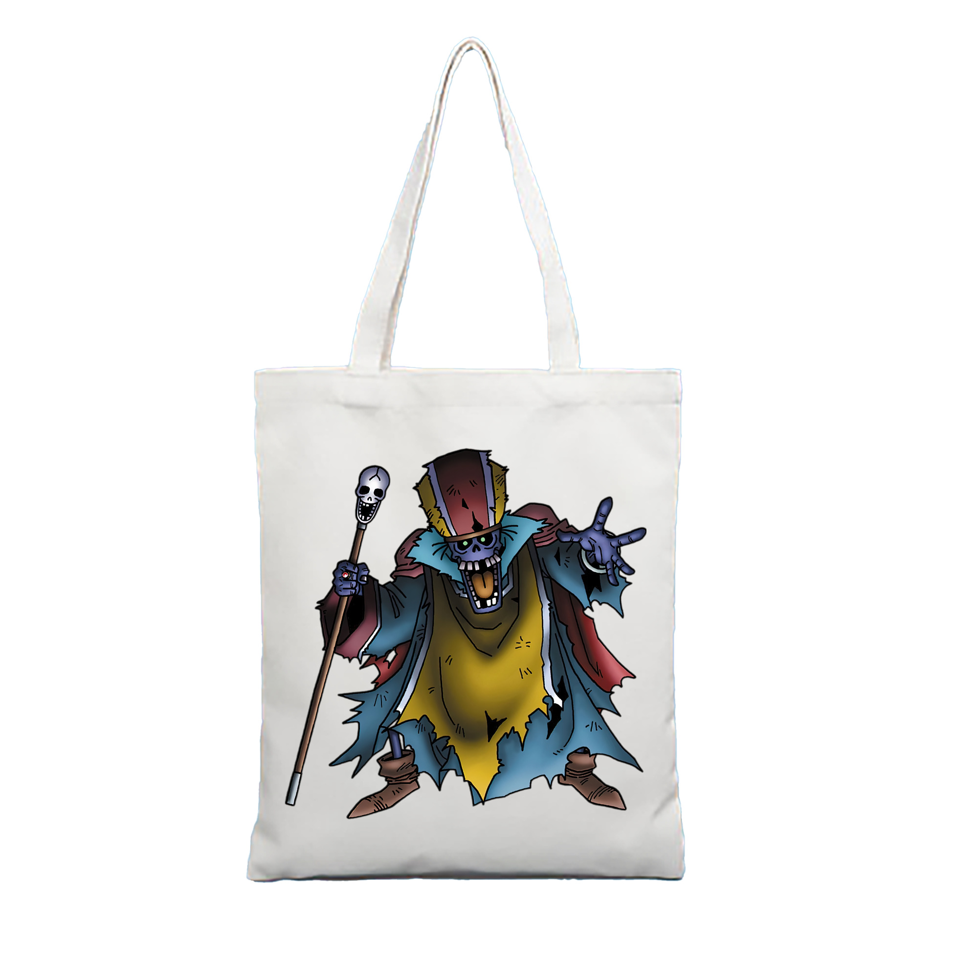 （画像用） ドラゴンクエスト Doragon Kuesuto Dragon Quest 縦型キャンバス生地手提げバッグ　トートバッグ