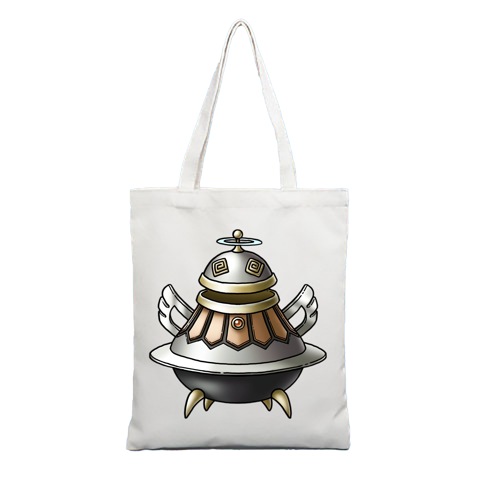 （画像用） ドラゴンクエスト Doragon Kuesuto Dragon Quest 縦型キャンバス生地手提げバッグ　トートバッグ