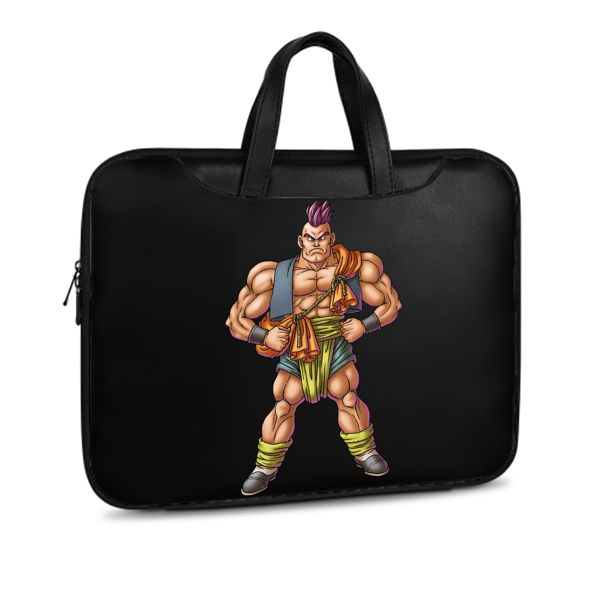 （画像用） ドラゴンクエスト Doragon Kuesuto Dragon Quest レザーラップトップバッグ　ノートパソコンケース