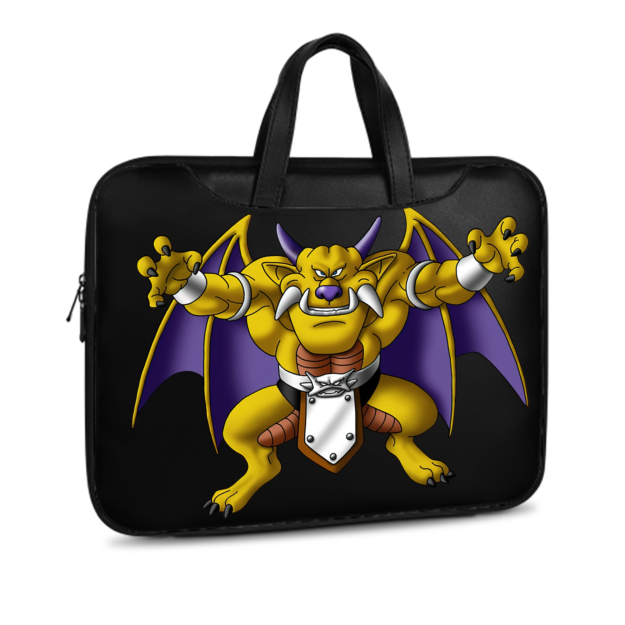 （画像用） ドラゴンクエスト Doragon Kuesuto Dragon Quest レザーラップトップバッグ　ノートパソコンケース