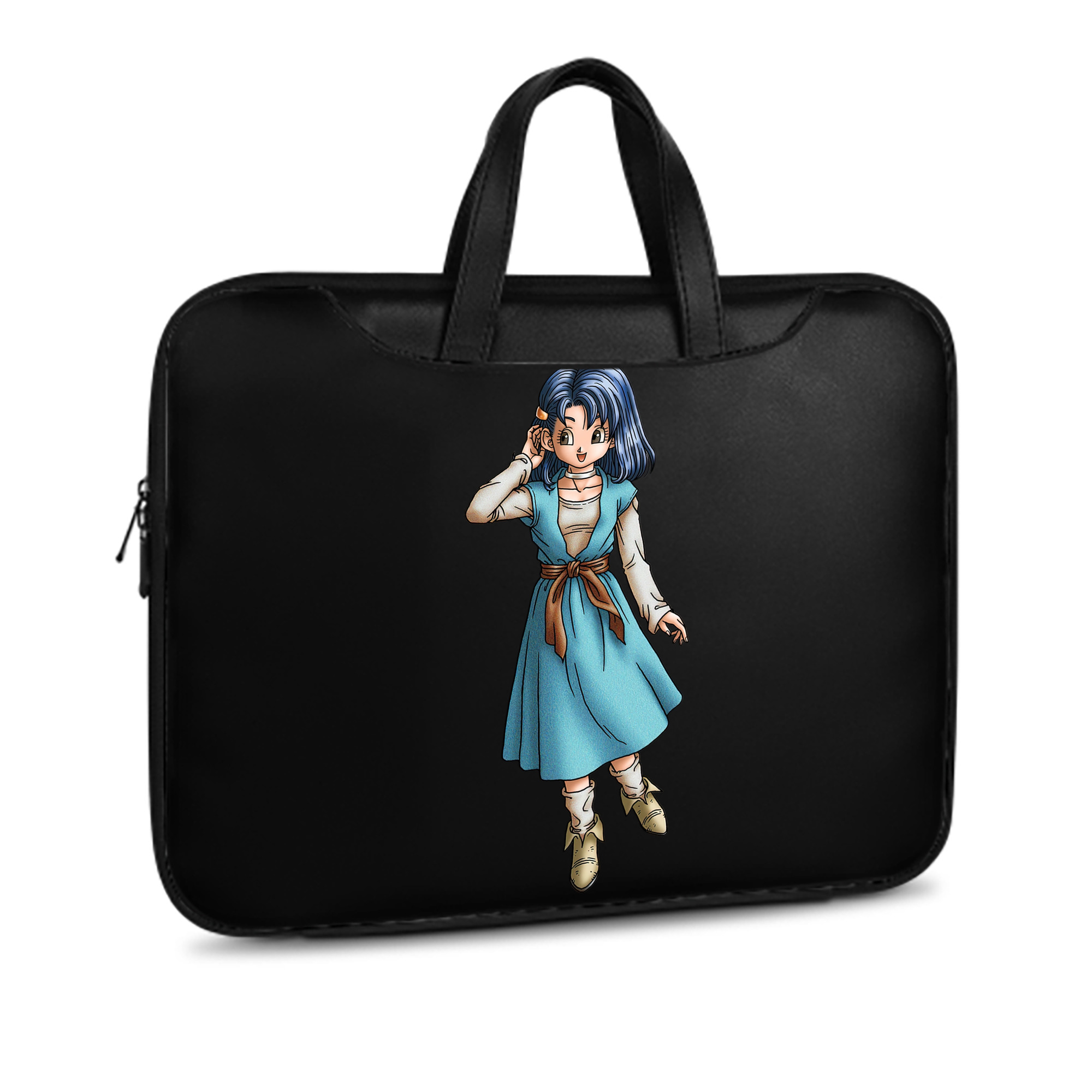 （画像用） ドラゴンクエスト Doragon Kuesuto Dragon Quest レザーラップトップバッグ　ノートパソコンケース