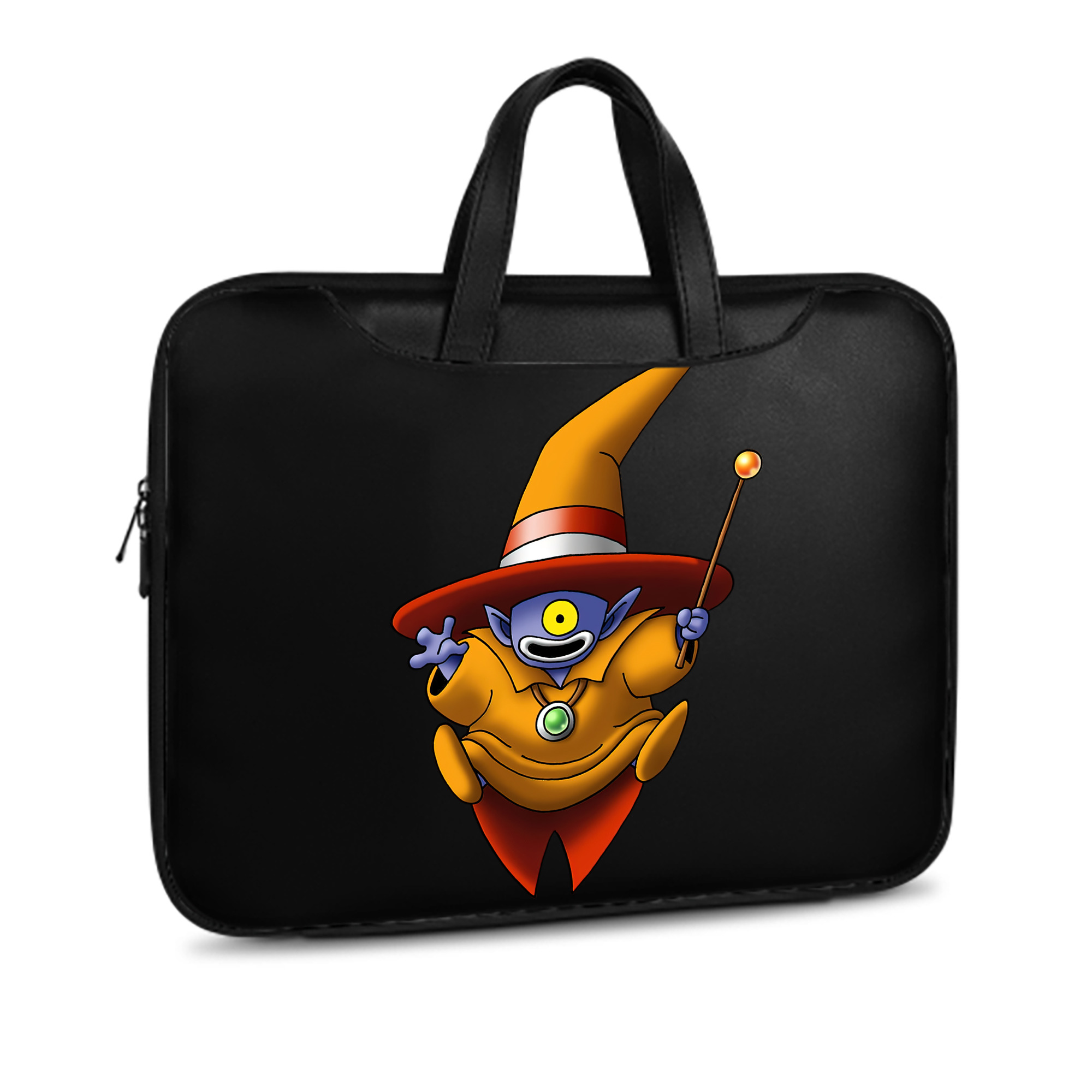 （画像用） ドラゴンクエスト Doragon Kuesuto Dragon Quest レザーラップトップバッグ　ノートパソコンケース
