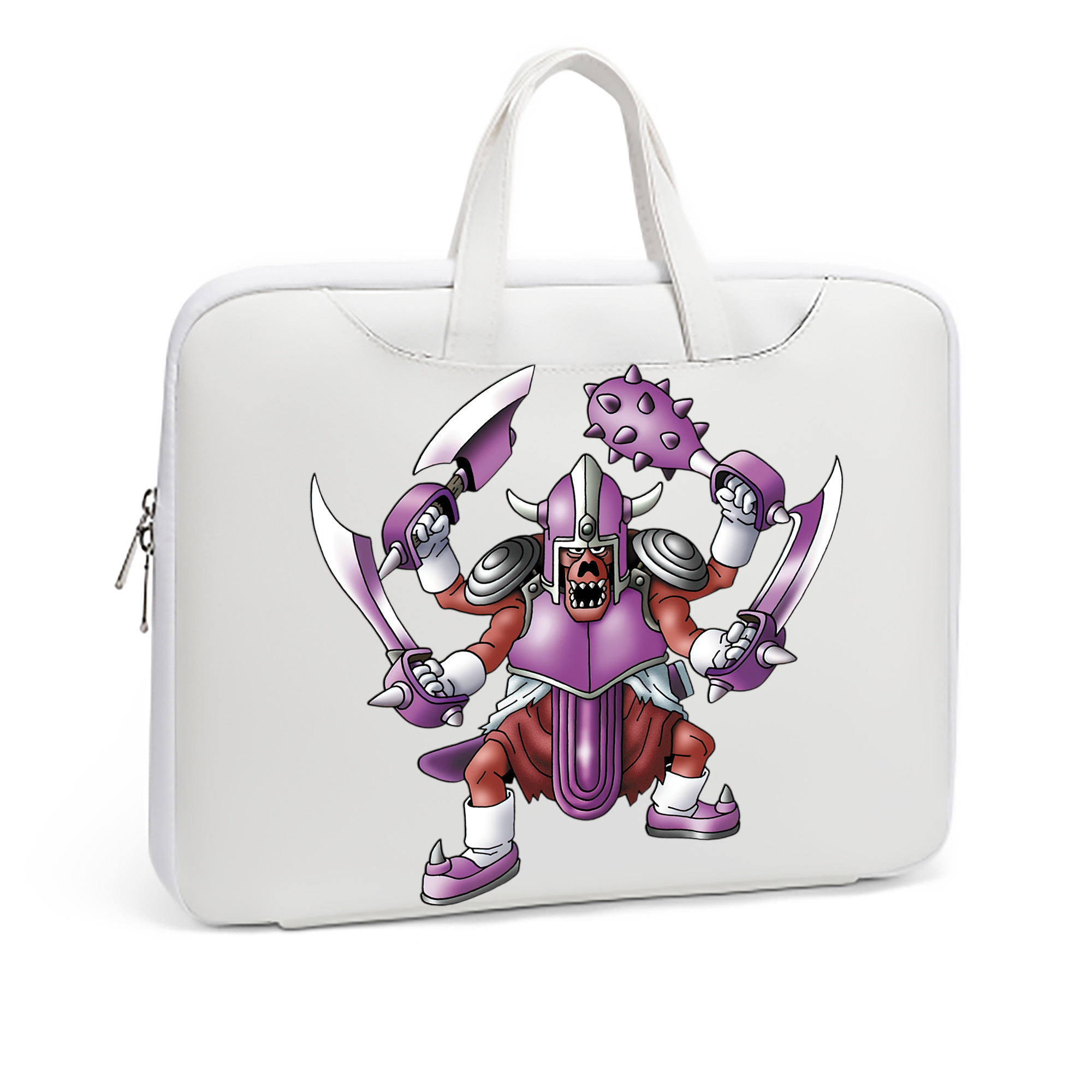 （画像用） ドラゴンクエスト Doragon Kuesuto Dragon Quest レザーラップトップバッグ　ノートパソコンケース