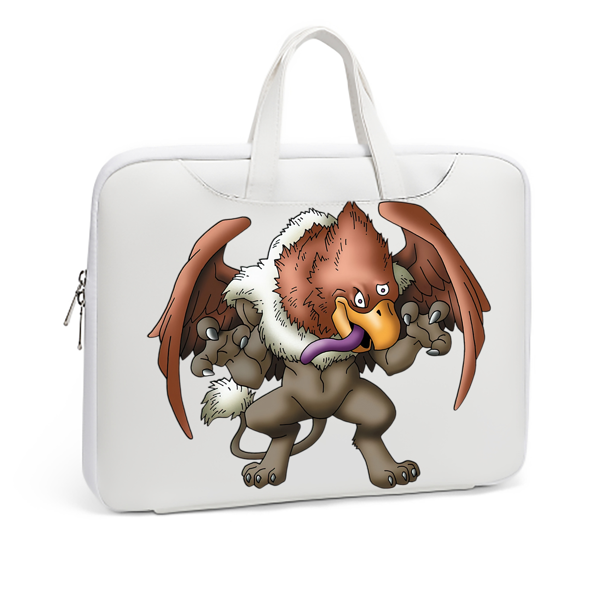 （画像用） ドラゴンクエスト Doragon Kuesuto Dragon Quest レザーラップトップバッグ　ノートパソコンケース