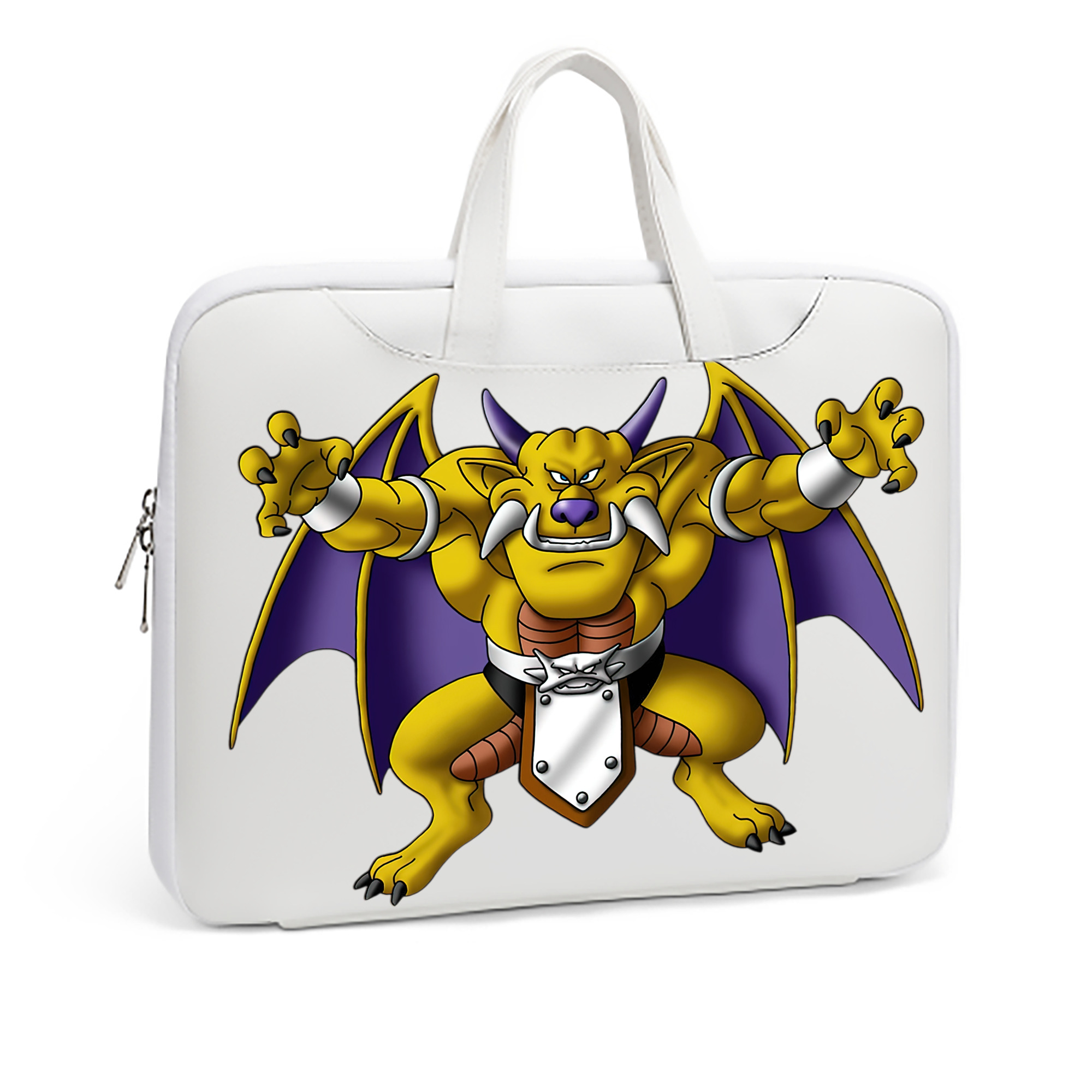 （画像用） ドラゴンクエスト Doragon Kuesuto Dragon Quest レザーラップトップバッグ　ノートパソコンケース