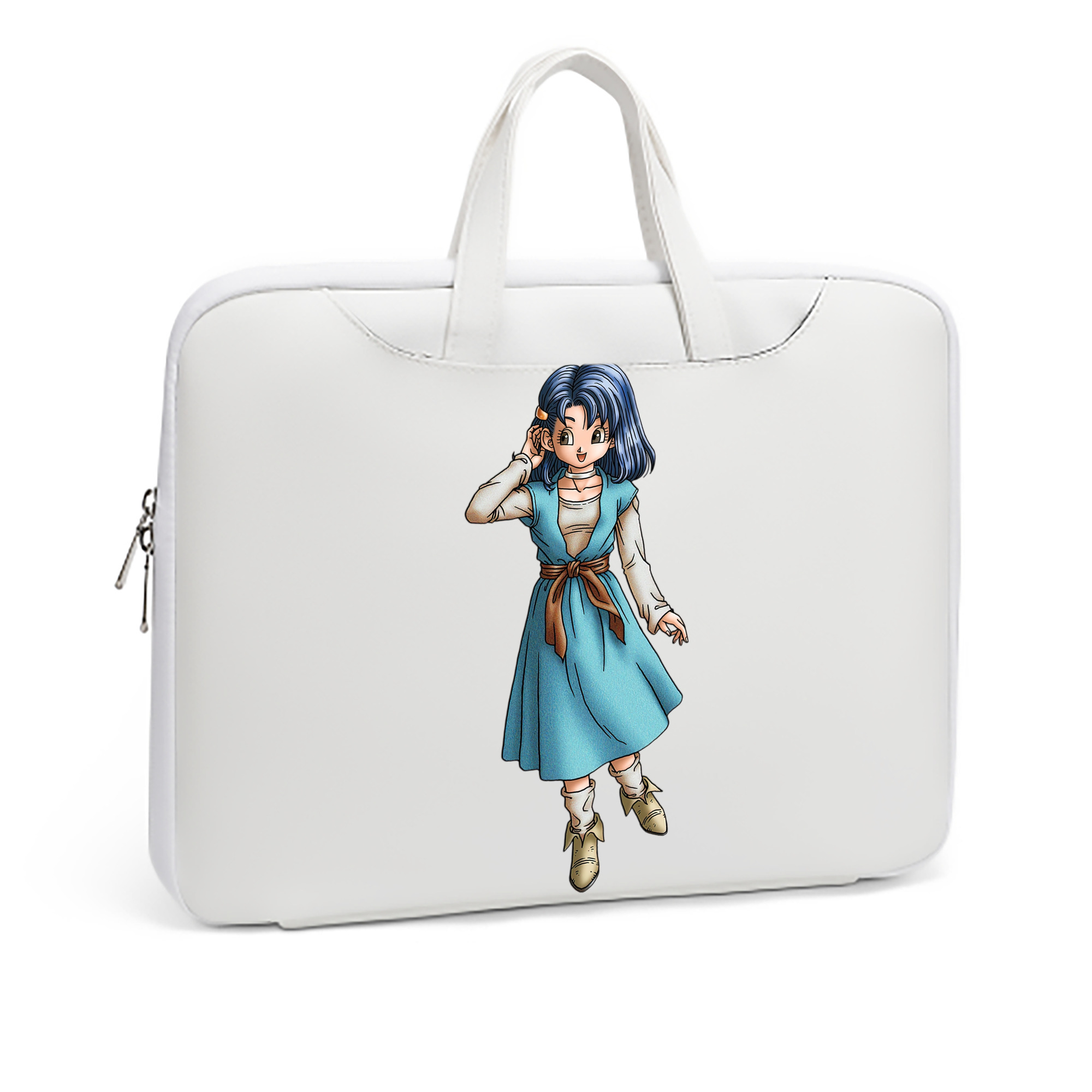 （画像用） ドラゴンクエスト Doragon Kuesuto Dragon Quest レザーラップトップバッグ　ノートパソコンケース
