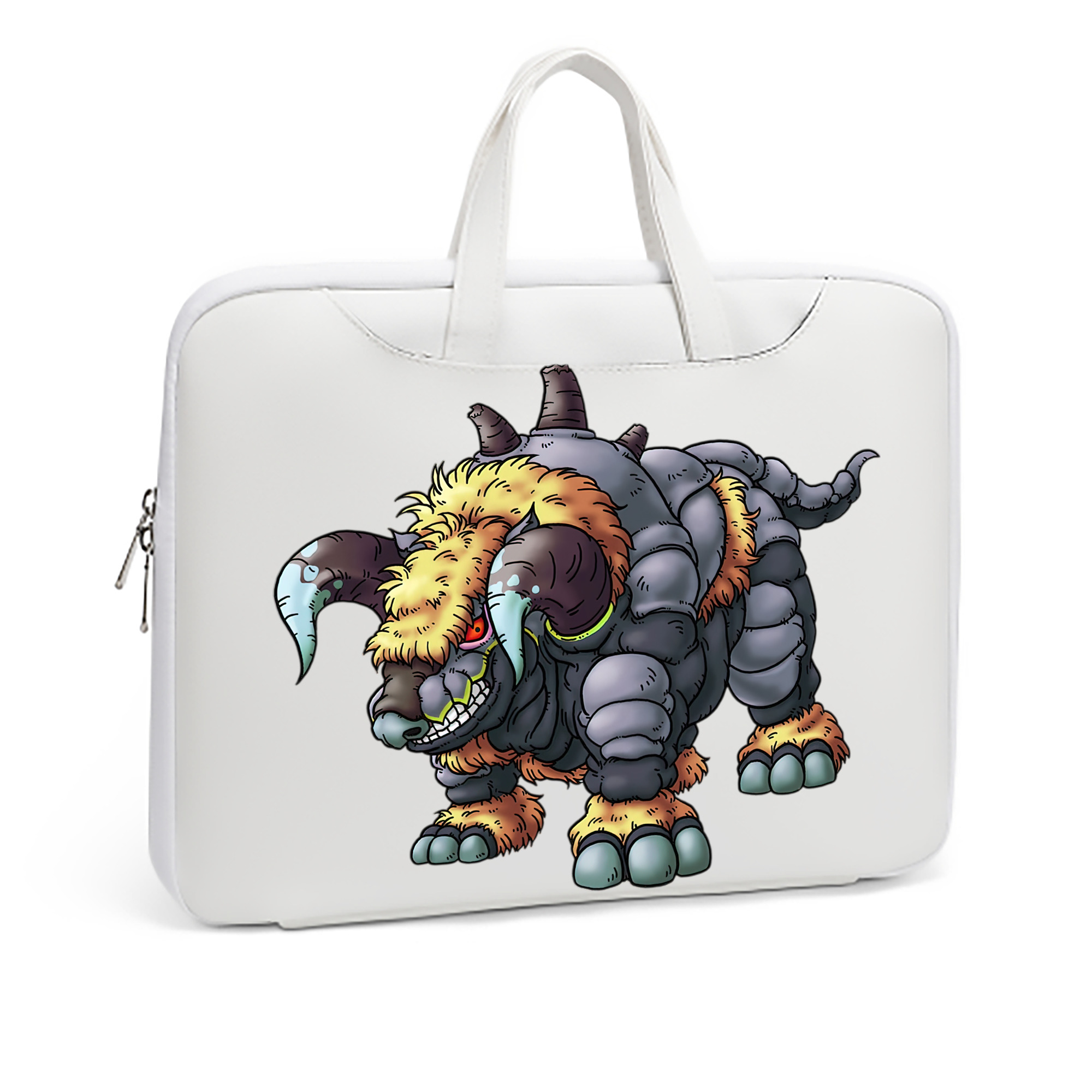 （画像用） ドラゴンクエスト Doragon Kuesuto Dragon Quest レザーラップトップバッグ　ノートパソコンケース