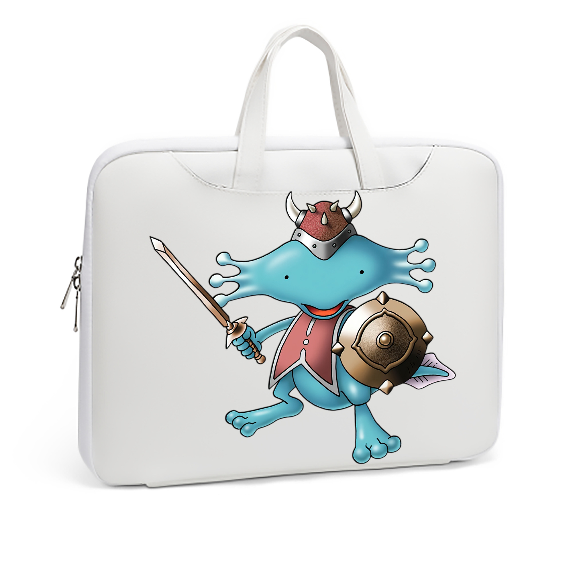 （画像用） ドラゴンクエスト Doragon Kuesuto Dragon Quest レザーラップトップバッグ　ノートパソコンケース