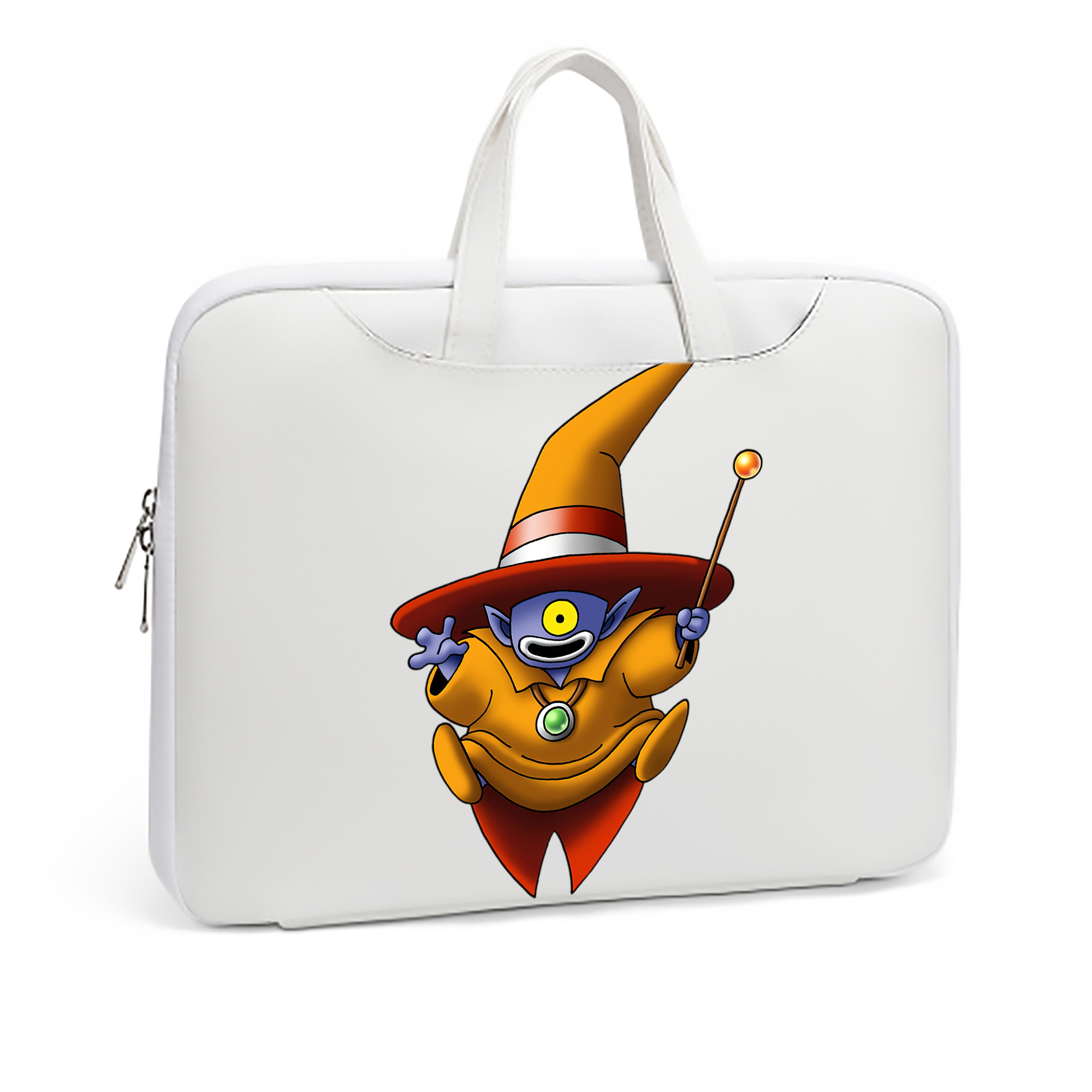 （画像用） ドラゴンクエスト Doragon Kuesuto Dragon Quest レザーラップトップバッグ　ノートパソコンケース