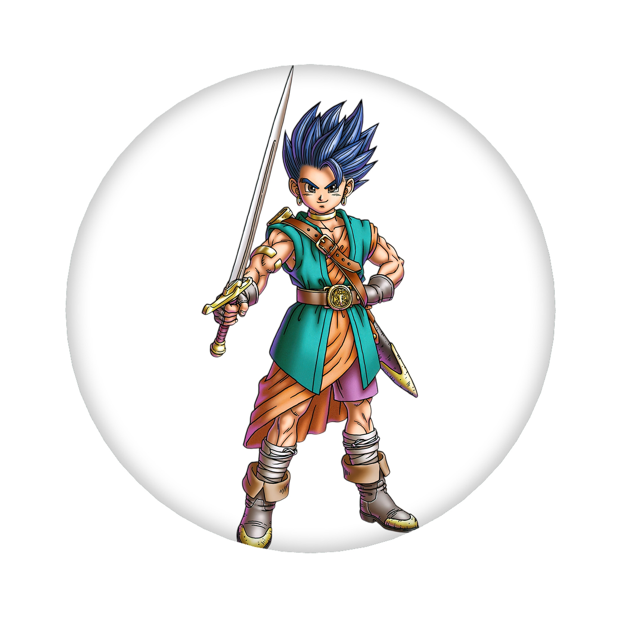 （画像用） ドラゴンクエスト Doragon Kuesuto Dragon Quest 6cm 缶バッジ 複数セット